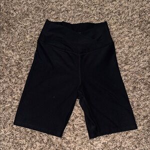 Abercrombie & Fitch Women's Black Bike Shorts
